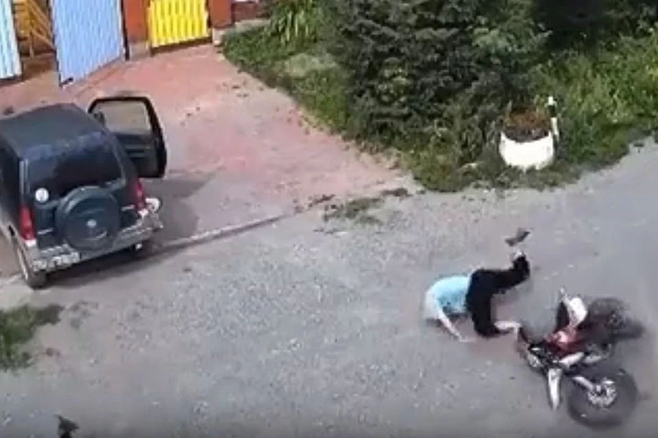 Судя по кадрам, обошлось без серьезных травм. Фото: стоп-кадр видео АСТ-54.