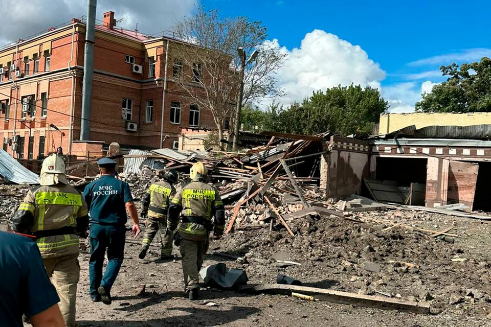 В городе Таганроге произошел взрыв. Фото: t.me/golubev_vu