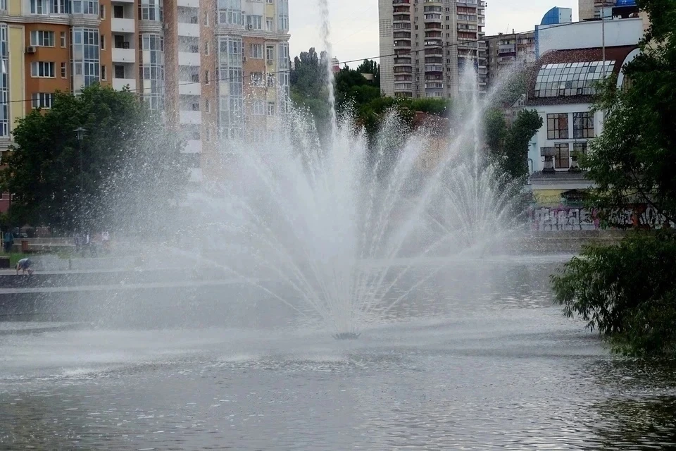 В Липецке приостановят работу фонтанов Комсомольского пруда