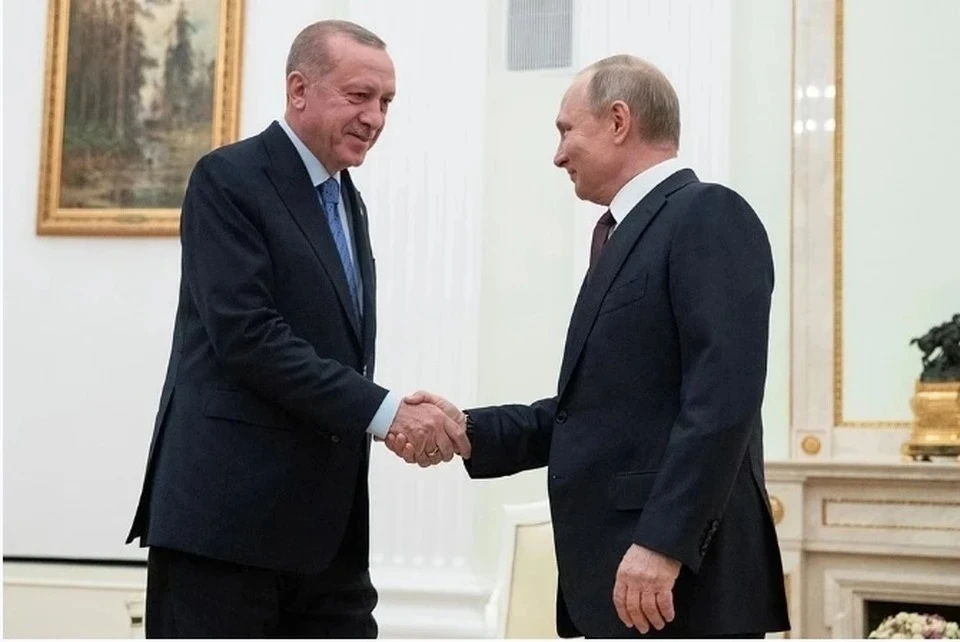 Путин договорился с Эрдоганом о своем визите в Турцию