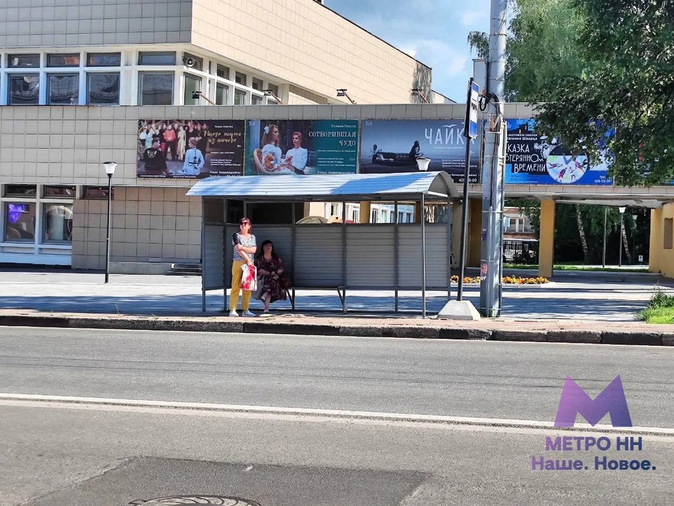 Временные остановки появились в районе площади Свободы в Нижнем Новгороде. Фото: телеграм-канал «Метро НН»