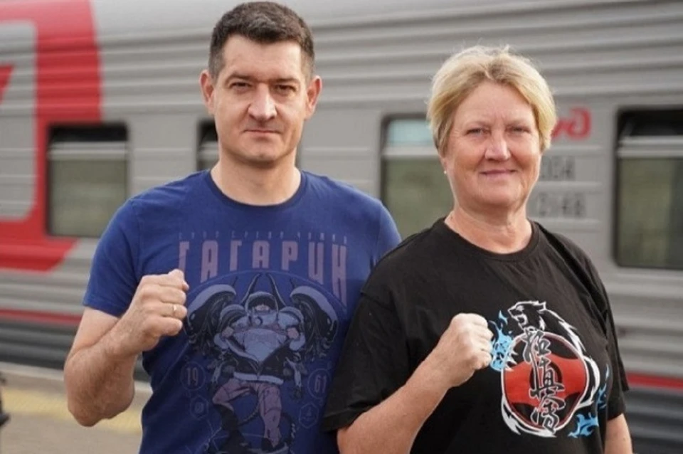 Для Натальи Корепиной эта поездка в зону проведения СВО уже далеко не первая. Фото: Администрация города Мариуполя