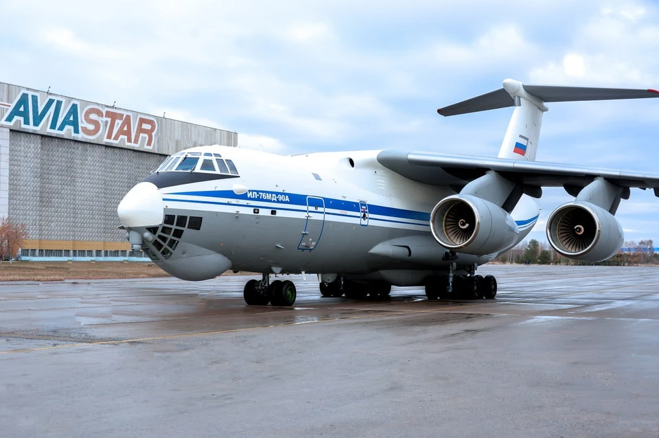 В Ульяновске с 2025 года намерены производить по 10 самолетов Ил-76МД-90А в год|ФОТО: телеграм-канал Минэкономразвития73