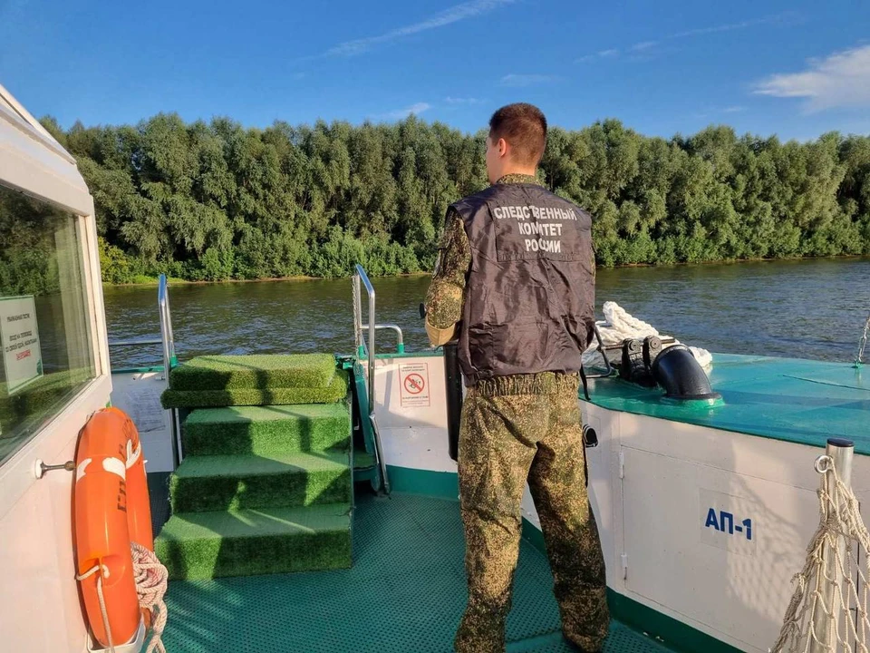 СК проводит проверку из-за столкновения теплохода с берегом в Нижнем Новгороде. Фото: пресс-служба МСУТ СКР.