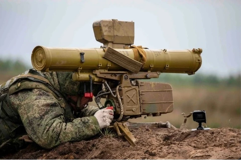 ПТРК "Корнет" показал свою эффективность в ходе боев на Украине Фото: пресс-служба Балтфлота