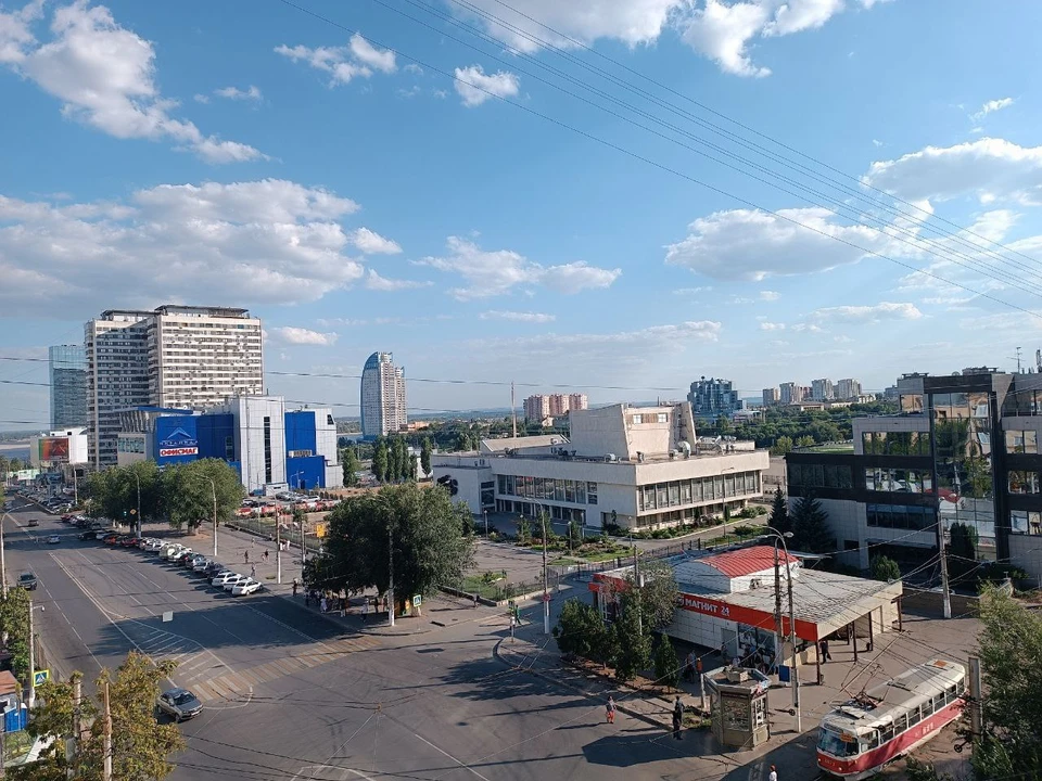 В Волгограде стоит жара.