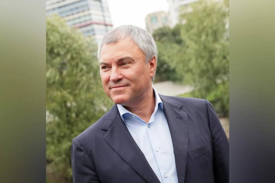 Председатель Госдумы Вячеслав Володин. Фото: телеграм-канал Вячеслава Володина