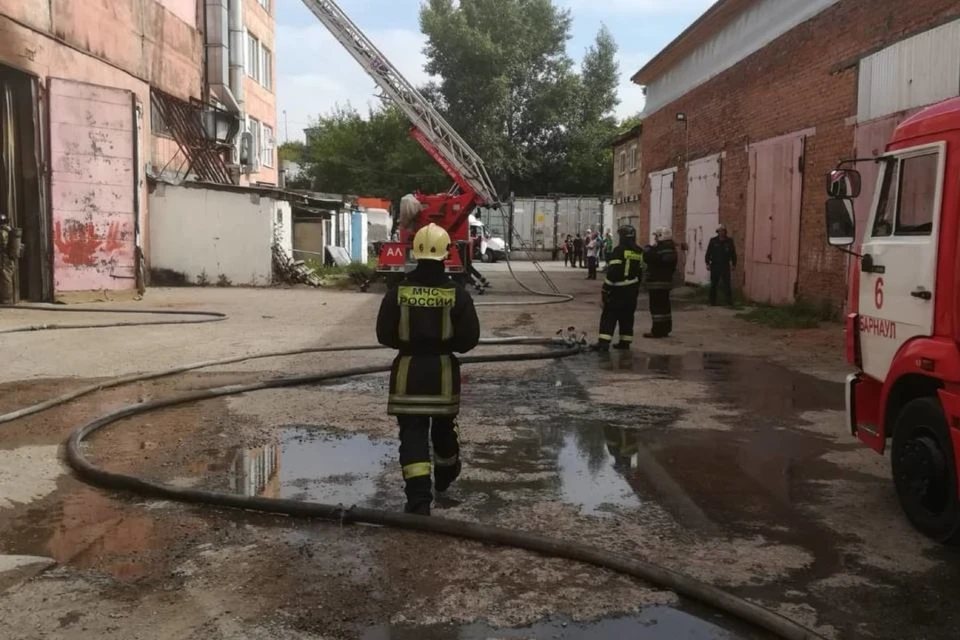 Пожар на Силикатной