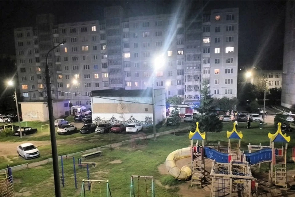 Пожар произошел в Спортивном переулке Фото: vk.com/tver_podslushano