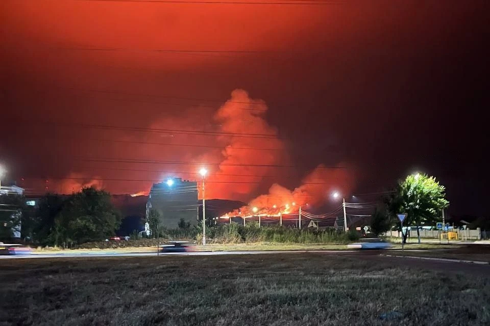 Пожар на горе Невинская