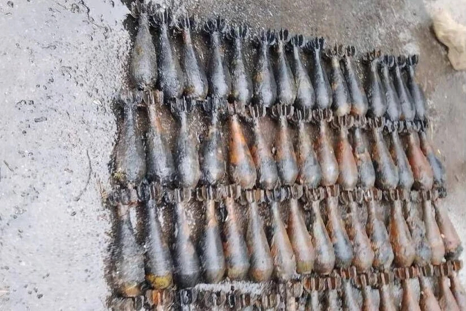 В одном из помещений мариупольского детского сада обнаружили схрон с минами. Фото: «РКС-НР»
