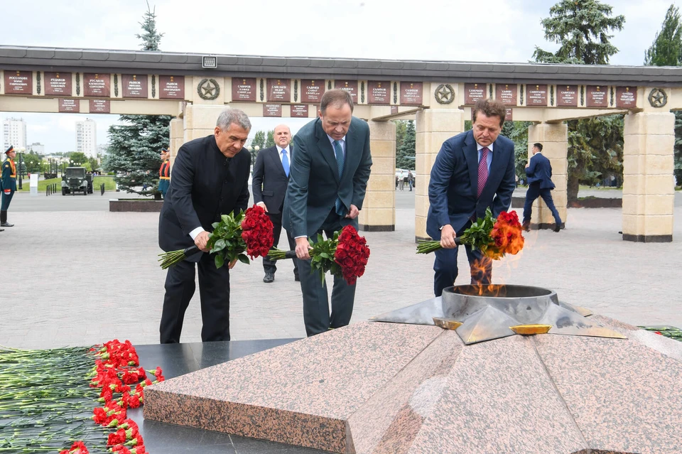 За 2023 год были установлены памятники, бюсты и мемориальные доски 22-м Героям Советского Союза и России. Фото: пресс-служба раиса РТ