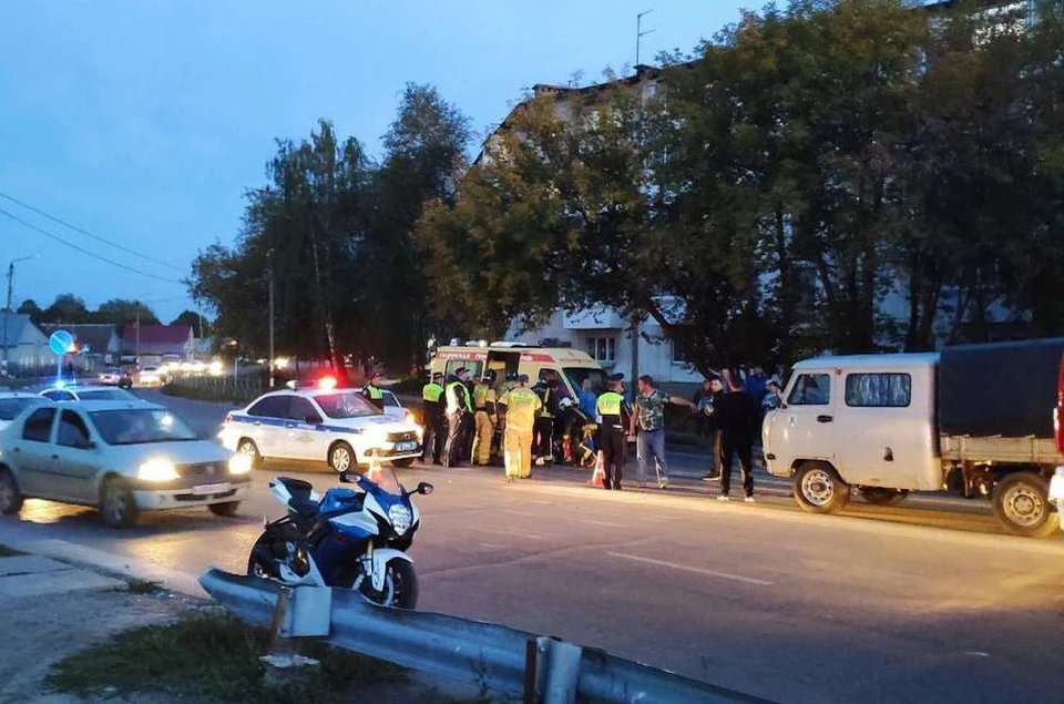 В Димитровграде мать с детьми на пешеходном переходе сбил водитель без прав | ФОТО: ЧП-Ульяновск