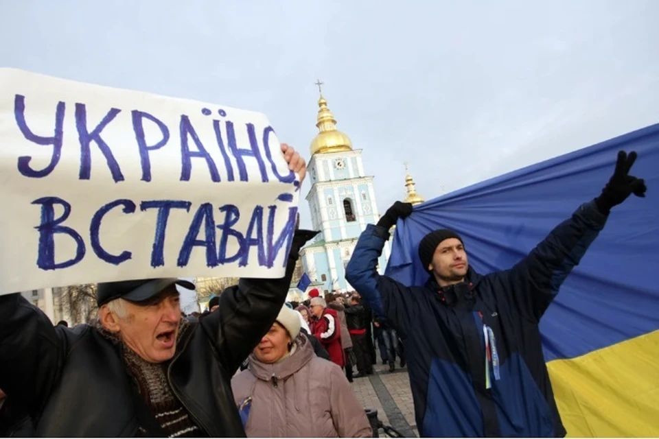 УНИАН: во Львове и Киеве прошли митинги против растраты бюджетных средств
