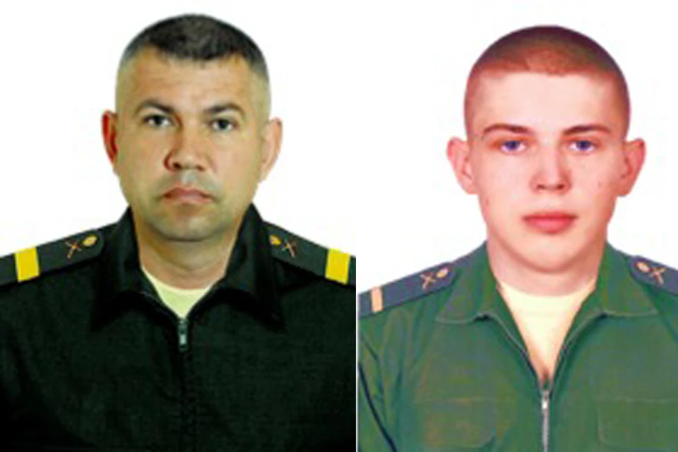 Старший сержант Виктор АЛИМОВ и ефрейтор Роман АКИМЕНКО