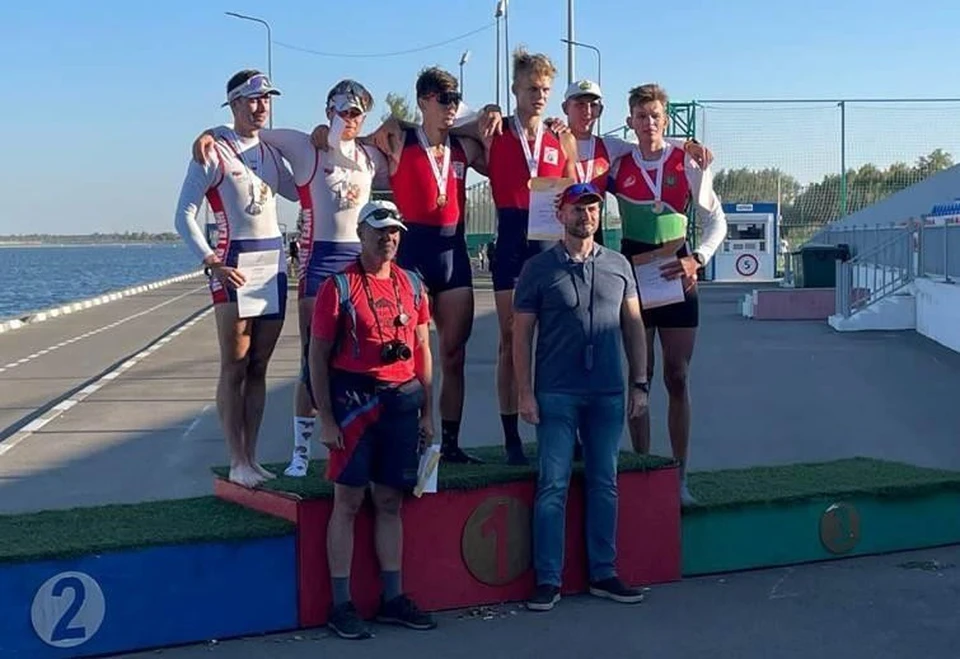 Спортсмены из Калуги взяли бронзу в соревнованиях по гребле