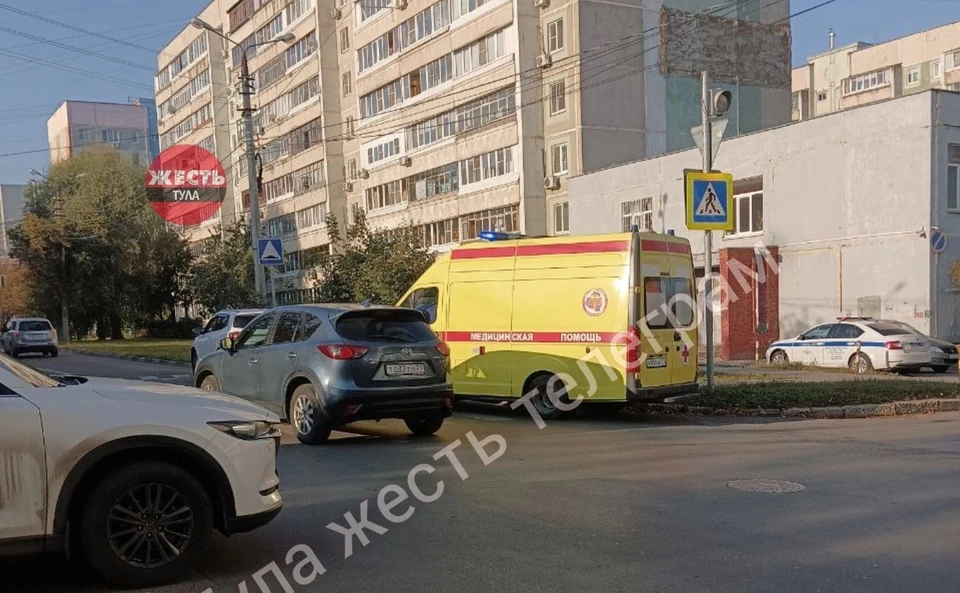 В Туле на улице Степанова автомобиль Chery сбил восьмилетнего мальчика