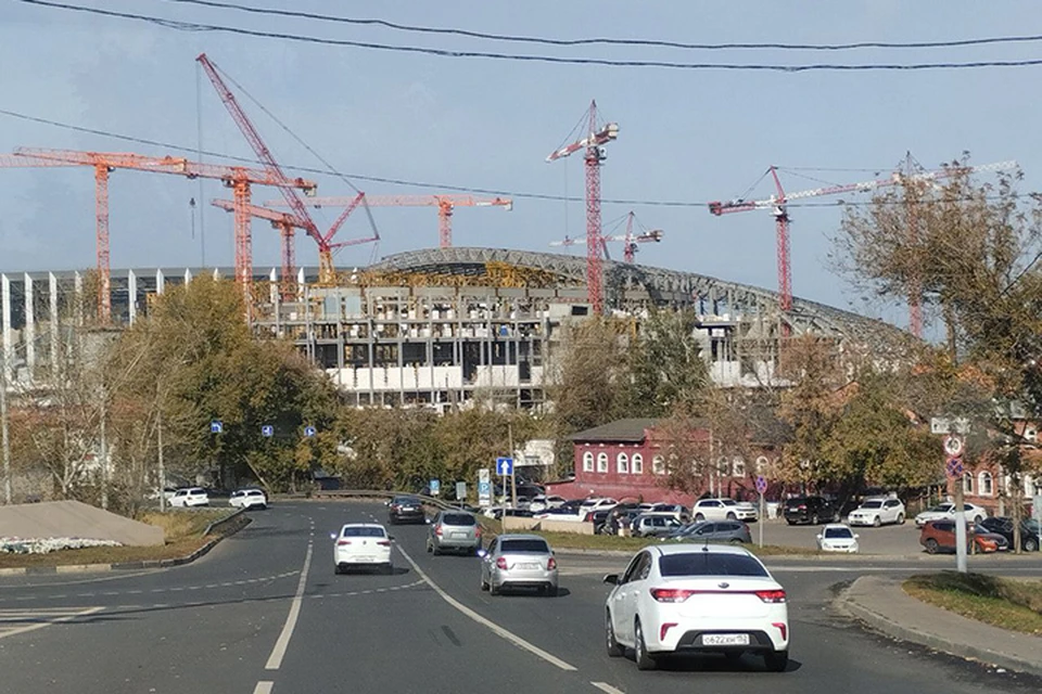 Каркас ледового дворца в Нижнем Новгороде готов более чем на 60%.
