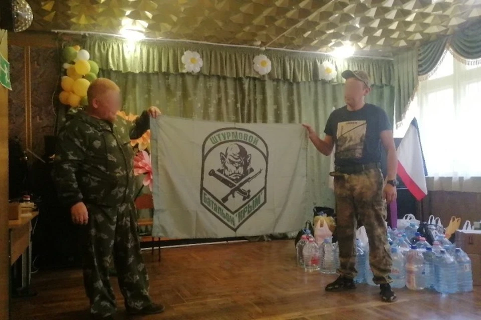 Военные поблагодарили школьников за помощь. Фото предоставлено Аленой Счастливой