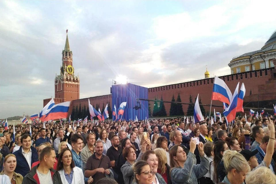 Концерт «Одна страна, одна семья, одна Россия!» прошел на Красной площади в Москве. Фото: ОД «Бессмертный полк России»