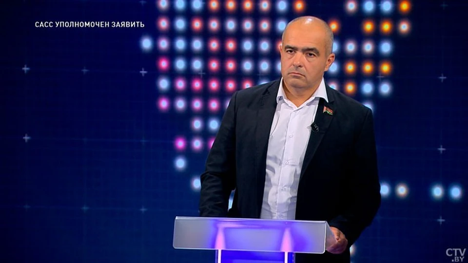Белорусский депутат Олег Гайдукевич сказал, почему Запад остерегается нападения на Беларусь. Фото: кадр видео СТВ