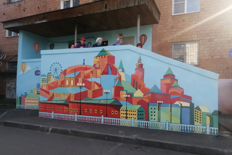 Изображение достопримечательностей Нижнего Новгорода.