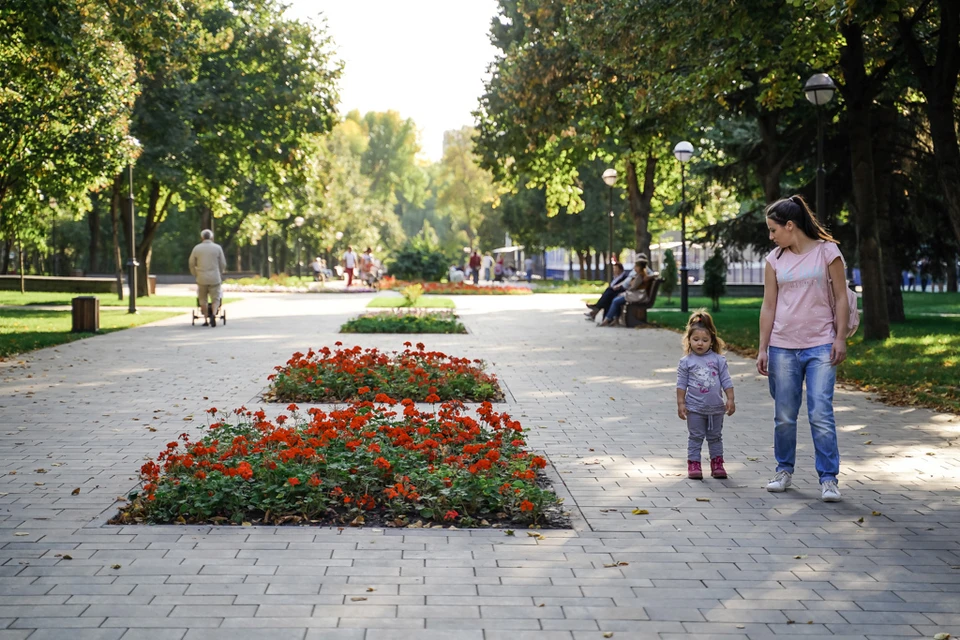 В честь награждения титулом «Город трудовой доблести» в парке установят памятный знак