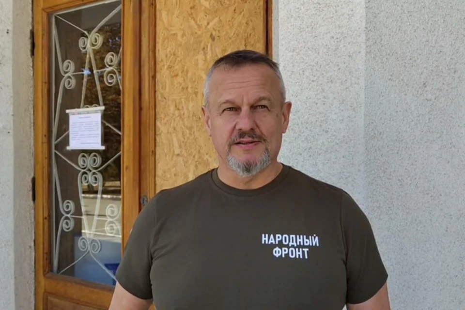Владимир Леонтьев сообщил, что в Новокаховском городском округе вскоре появится новый глава. ФОТО: скриншот из видео администрации Новокаховского ГО
