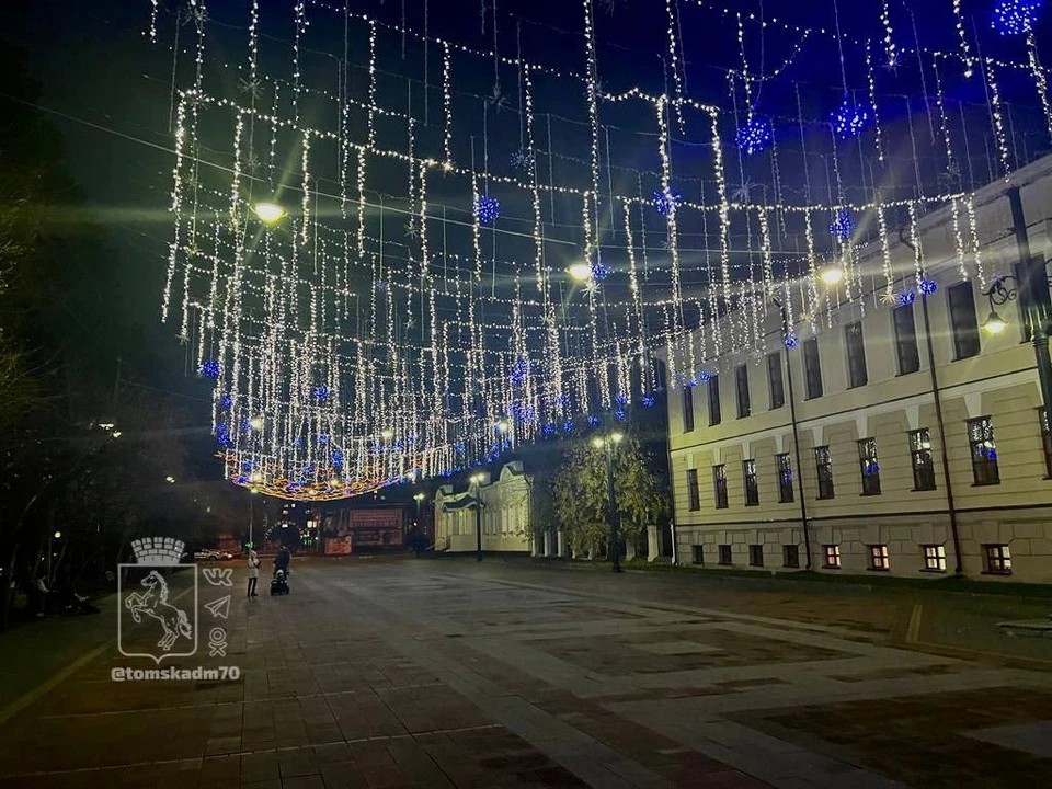 Конструкция «Звездное небо» является самой большой в Томске
