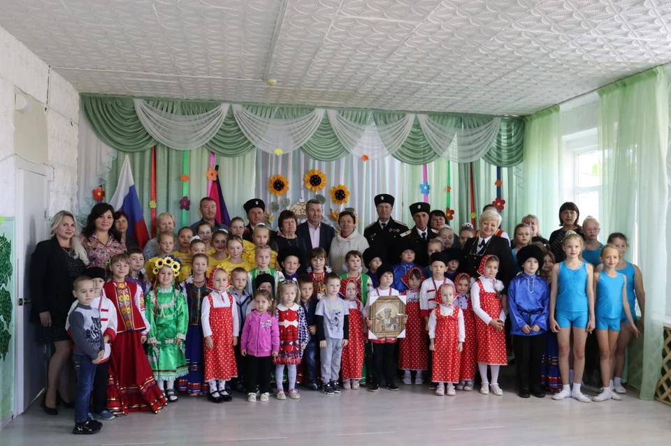 В Славянском районе появился еще один казачий детский сад. Фото: t.me/kazakikubani