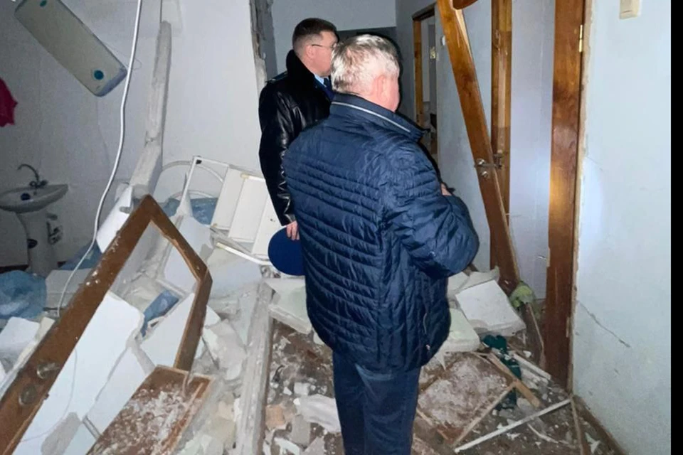 Правоохранители и прокуратура устанавливают причины взрыва бойлера в психоневрологическом интернате в Ленобласти. Фото: t.me/prok_lenobl