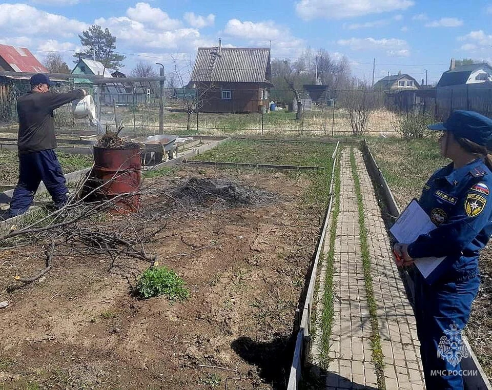 Троих поджигателей поймали пожарные инспекторы в ЕАО Фото: ГУ МЧС России по ЕАО
