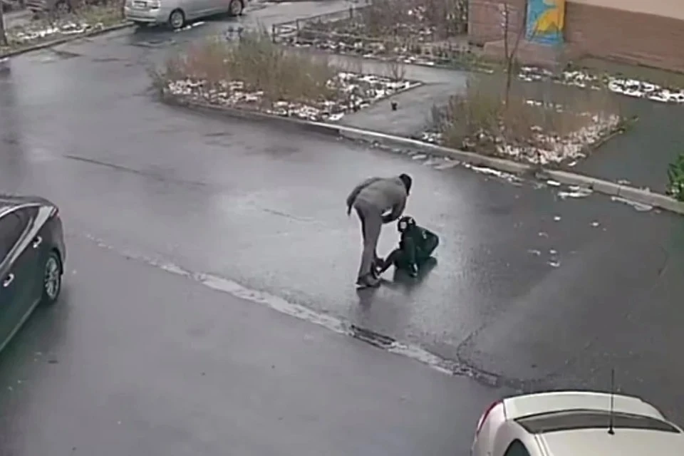 Происшествие попало на камеру видеонаблюдения. Фото: Юлия Григорьева