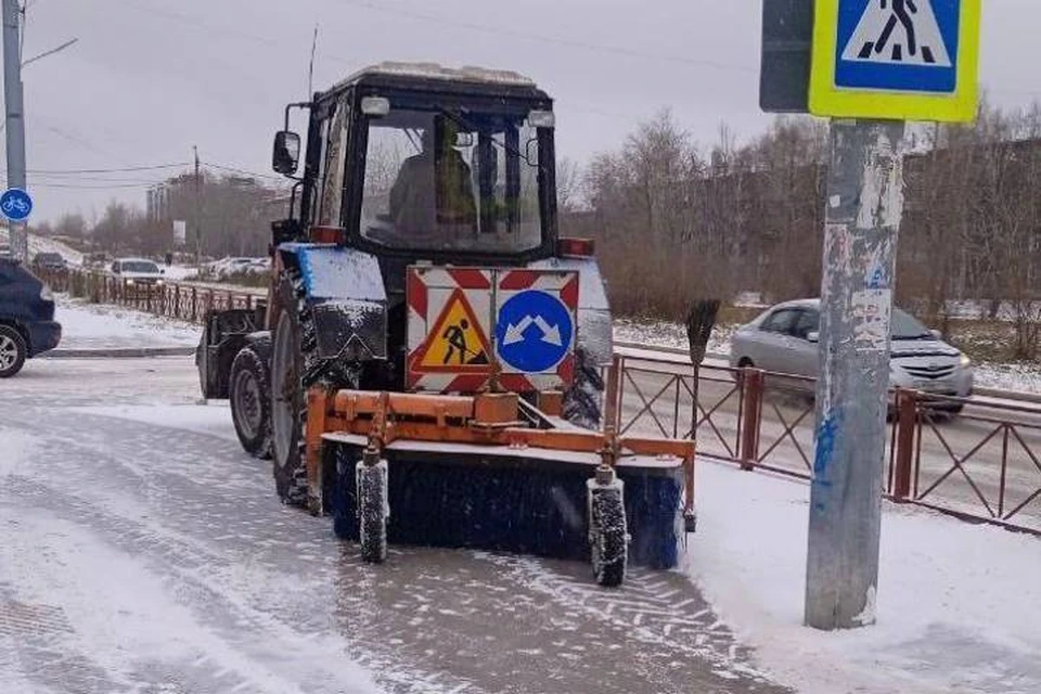 Противогололедную обработку проводят на улицах Иркутска