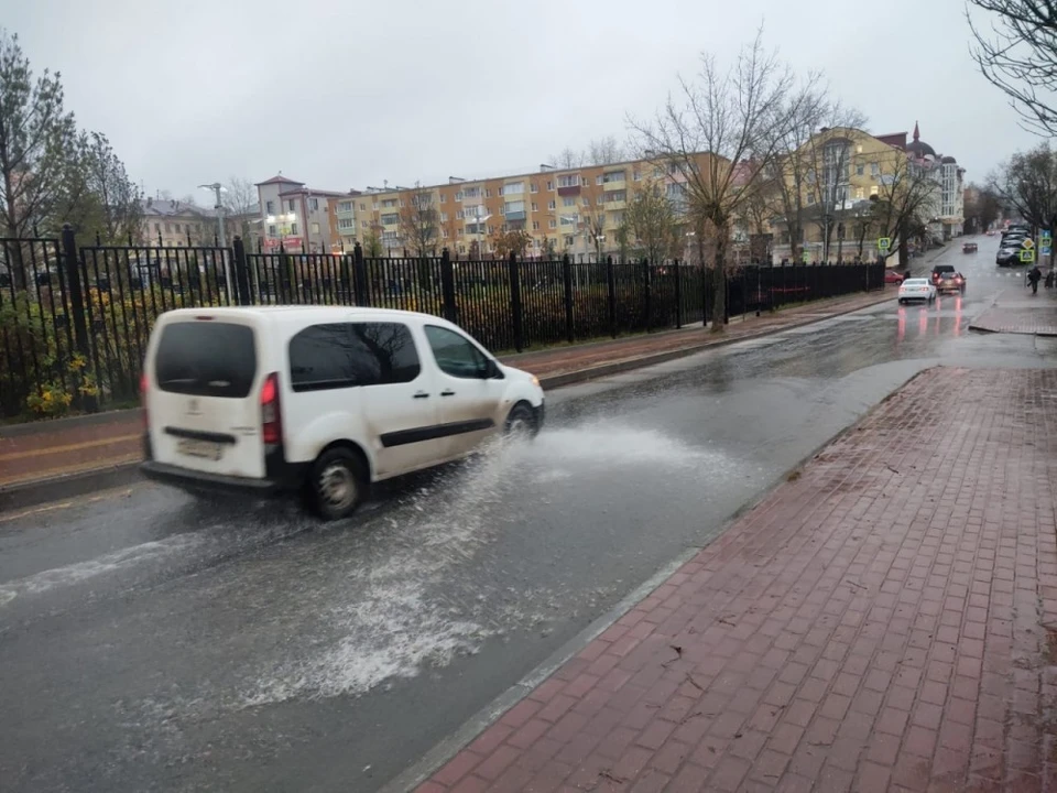 В калужском регионе усиливается дождь