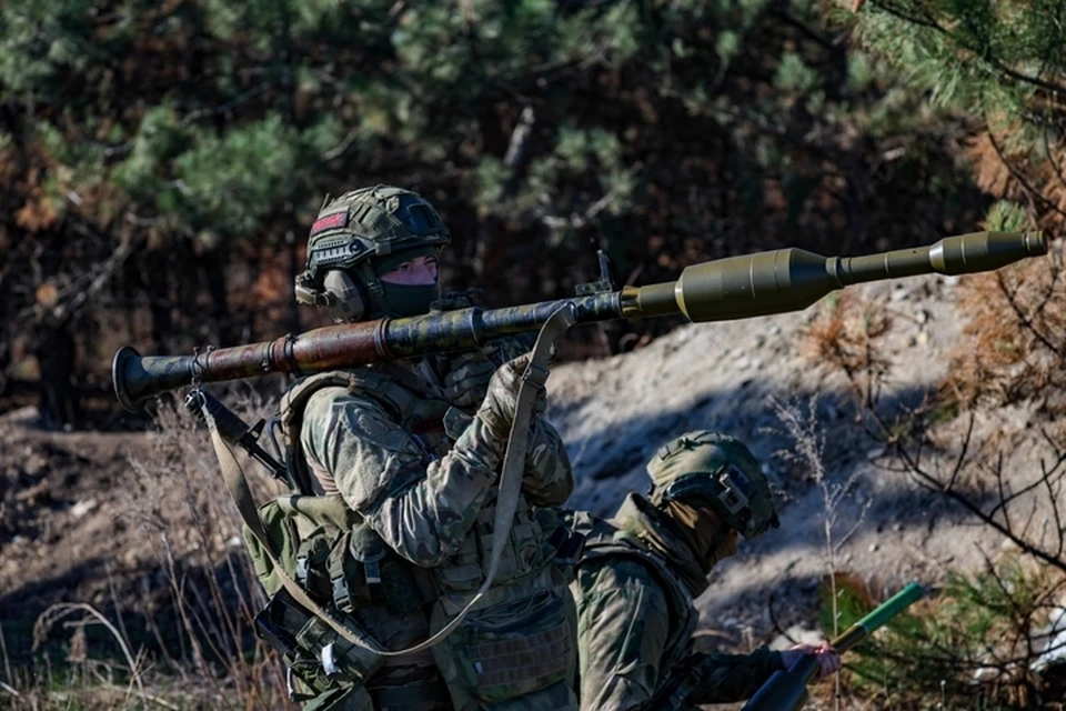 Бойцы отряда "Барс" ликвидировали два опорных пункта ВСУ в районе города Степногорск. ФОТО: министерство обороны РФ