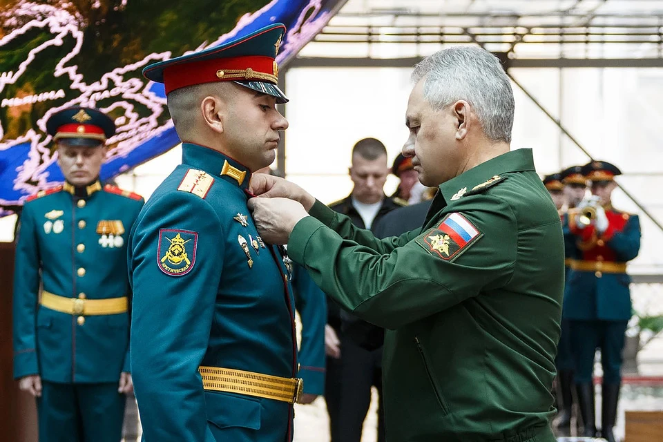 В апреле 2023 года Тимура Дудкина наградили по указу президента. Фото: Минобороны
