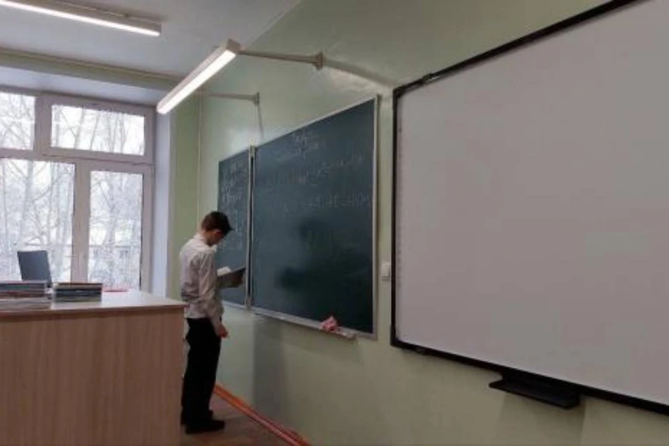 Завершен первый этап капитального ремонта в школе № 2 Усть-Илимска.