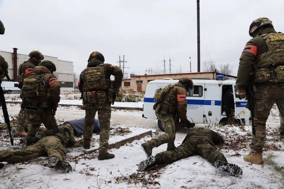 В Тульской области на объекте ОПК прошли антитеррористические учения