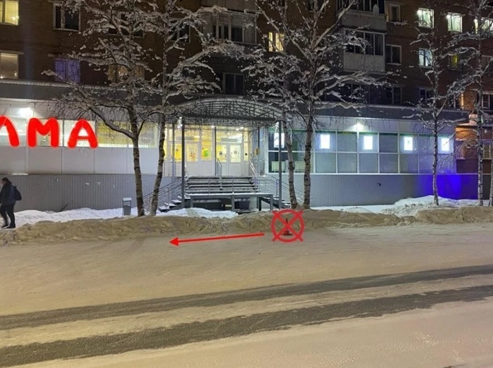 Женщина повредила левый коленный сустав, бедро и голень. Фото: ГИБДД по Коми