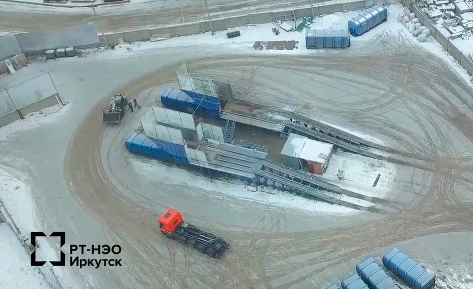 В поселке Качуг начала работать мусороперегрузочная станция. Фото: Пресс-служба «РТ-НЭО Иркутск»
