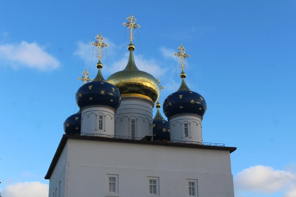 Тверь храм с синими куполами