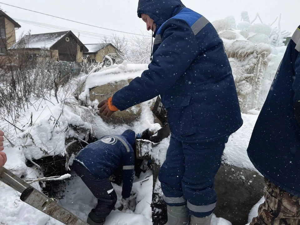 Под Липецком разбирают упавшую водонапорную башню