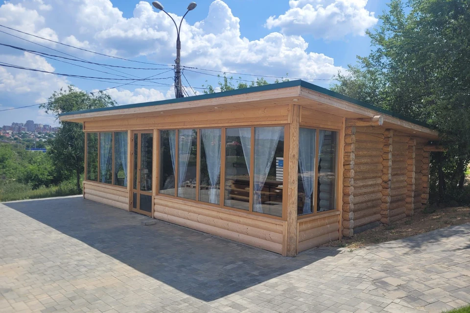 VIP беседка (20 мест). Фото предоставлено Эко парк "Ангарский"