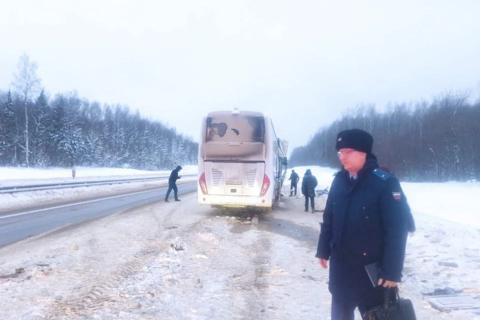 20 человек пострадали и один погиб в ДТП с автобусом под Владимиром, фото: прокуратура Владимирской области