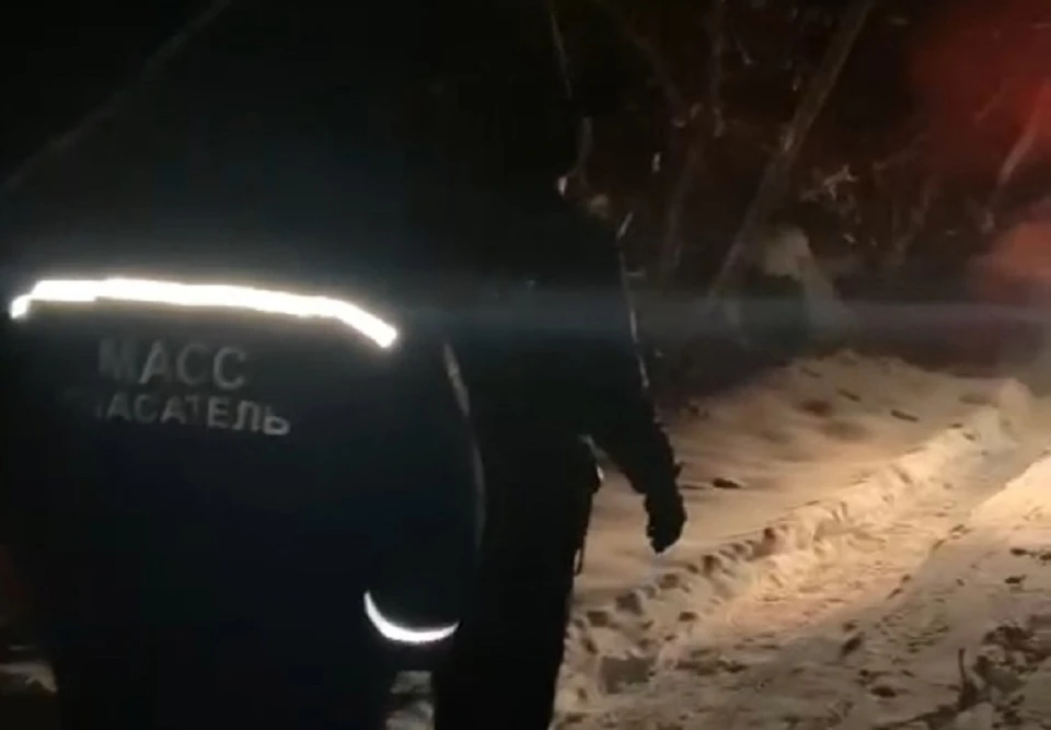 В Новосибирске двое мужчин заблудились на машине в лесу в мороз. Фото: МАСС.