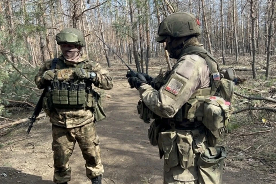 Российские военные защищают свои рубежи