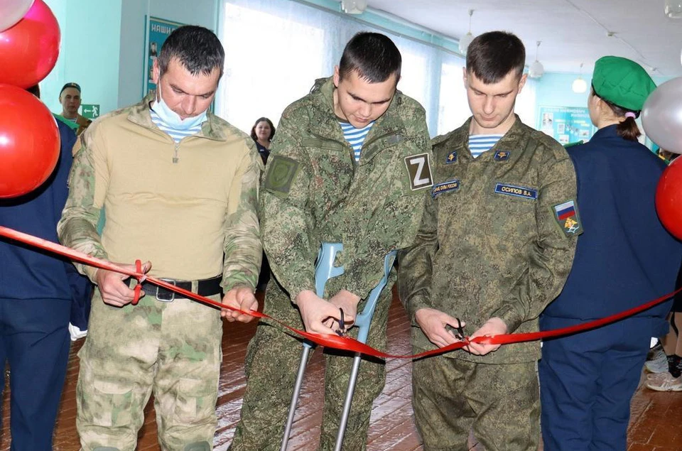 Под Ульяновском в Калмаюрской школе открыли музей СВО | ФОТО: группа в ВК Пресс-служба МО Чердаклинский район