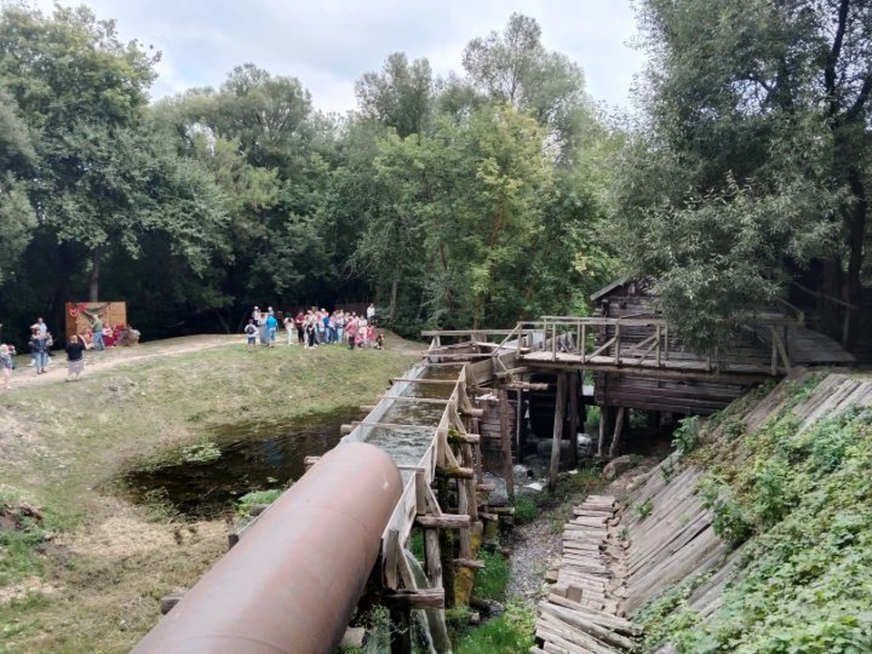 Водяная мельница в селе Красниково построена без единого гвоздя