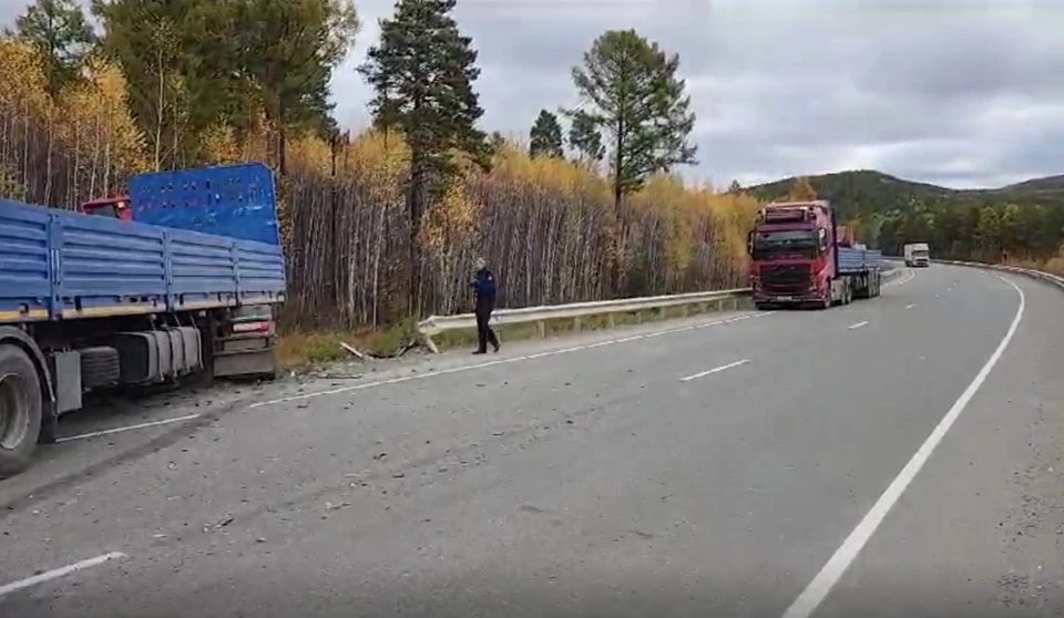 ДТП произошло на автодороге «Лена». Фото: скриншот видео СУ СК РФ по Амурской области